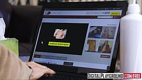 i'm broke so april snow works out with huge cocks in group