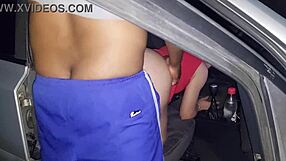 Casada bends over and takes cock deep in the forest wild