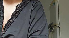 WOW BBW Brazilian Fat Latina Big Natural Tits Cooking Beach Tease!