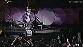 Kurt Cobain Spits On Globo Network Cameras Live At Hollywood Rock Festival Party