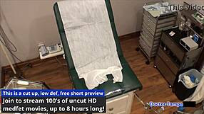 dr tampa gives katie her university entrance physical with toys and vibrator till she cums