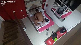 cuckold watches his hotwife's big ass creampied deep by massive black cock in voyeur interracial