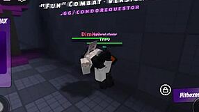 Roblox Slut Fights Then Squirts on Monster BBC in Game Fuck Fest