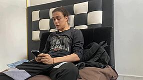 choking my submissive latina neighbor's fat ass with monster cock after getting caught