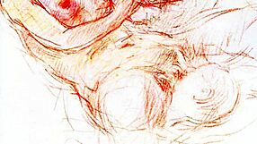 Retro Erotic Art Vintage Antique Scenes
