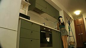 Petite Coed Roommates Flash Skirts, Legs, Ass and Pussy for Extra Likes and Thrills