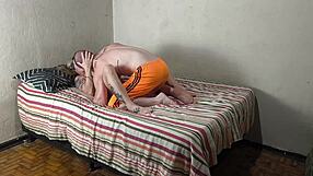 Stepmom's Bareback Tutorial Tempts Stepson's Monster Cock