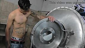 Alexa lewis and danyel mast deliver backstage anal pounding in laundry room