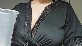 WOW BBW Brazilian Fat Latina Big Natural Tits Cooking Beach Tease!