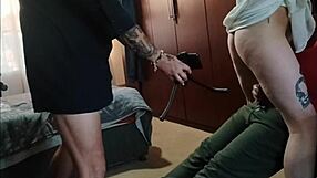 stepdad and friend creampie my pussy cowgirl in bedroom closeup