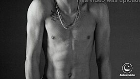 James Jacobs Skinny Black Teen Solo Ass in Leather Reel