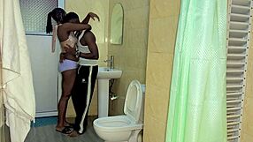 omg step-sister bursts into bathroom riding my cock juicy pussy rough missionary cumshot