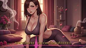 yoga crossdresser caught flashing turns solo tease into intimate punishment show