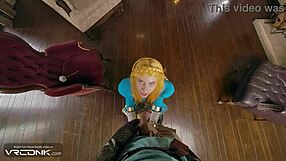 wanna bang princess zelda's wet pussy cowgirl then cum inside in vr parody?