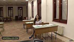 Isn't Francesca DiCaprio's curvy coed rough exam sex wild backstage?