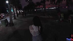 thai teen girlfriend gives boyfriend amazing handjob back home