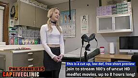 Nurse Stacy Shepard Gapes Pussy with Dildos in Hospital Fetish