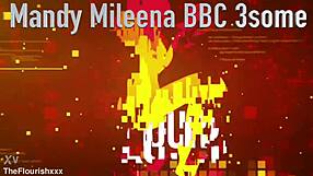 Masked Milf Mandy Mileena Craves H-Town BBC Threesome Rimjob Action