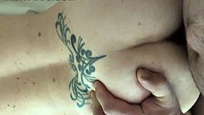 savage sarah's perfect tattooed ass bent over doggystyle huge cock cumshot pounding