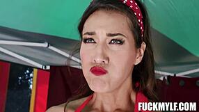 my carnival adventure turned into wild passionate wrestling with petite spanish bella's tight body