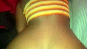 quick creampie fuck before skinny ebony roommate returns from dorm