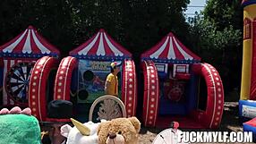my carnival adventure turned into wild passionate wrestling with petite spanish bella's tight body