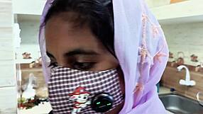 Desi big ass aunty gets fucked hard in hot chudai with natural tits bouncing