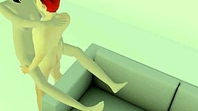 Chinese Top Model Fucks Photographer In Red Lingerie On Sofa For Photos