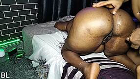 deep in africa's wilds this massive ass ebony bends over shaking booty talent