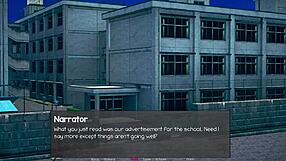 Headmaster's steamy fantasy unfolds with busty blonde temptress part 1