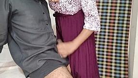 beautiful big stepsis seduces cousin stepbro for desi sex with real hindi audio damn that's hot