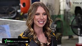 i'm gettin bent over by big cocked peter green in the garage as anya olsen watches