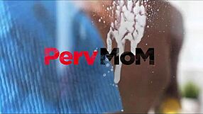 PervMom's horny MILFs Misty Meaner and Sandy Love compete in filthy threesome.