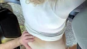 Blonde Hooker BBBJ Bent Over Bareback Fucked Ass Cumshot