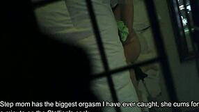 caught stepmom secretly using her dildo to orgasm hard in private hidden cam session