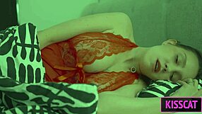 Step mom shares bed with step son as lust builds to missionary pounding and shared explosive climax in tight pussy.