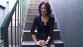 i couldn't believe how excited asian mom junko sakashita got showing off her big tits on the street
