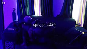 tattooed fishnet babe licks pussy in her first wild lesbian experience