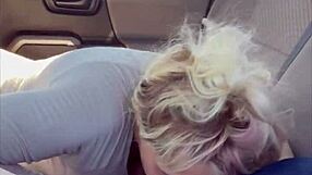 Blonde Hooker BBBJ Bent Over Bareback Fucked Ass Cumshot