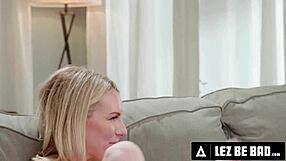 lez be bad big tits milf kenzie taylor drills sexy bunny madison with raw strap-on!