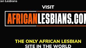 Horny African Lesbians Devour Pussy in Steamy Shower Reunion!