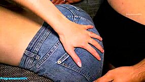I edge hard ripping her jeans to cum all over that big ass programmerswife