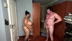 i feel so messy getting doggystyle fucked by big black cock while devouring cake with my huge tits bouncing