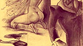 I cherish these vintage erotic drawings from antique retro times.