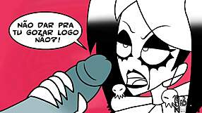 Cartoon Goth Clowns Unleash Bold Wild Sexo and Non-Stop Diversion