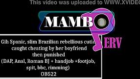 Gih Spanic's Slim Brazilian Ass Takes Brutal Dap Anal Pounding from Angry Bf's Bbc!