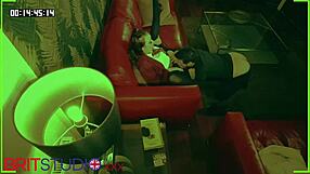 Voyeur Catches College Student in Pantyhose Fucking Hot Teacher Doggystyle and Missionary