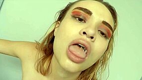 these big tits latinas get their throats wrecked by huge cock pov