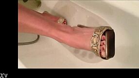 your birthday deserves this drunk slave's golden shower humiliation in toilet bdsm