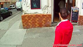 Alluring Arab Babe POV BANGED Hard Outdoor on Hidden Cam